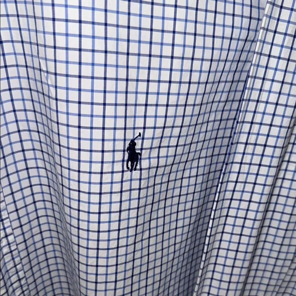 Men's Blue Checkered Shirt